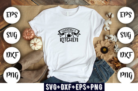 Bringing Charm to T-Shirt Designs: Kitchen Design Grandma s Kitchen