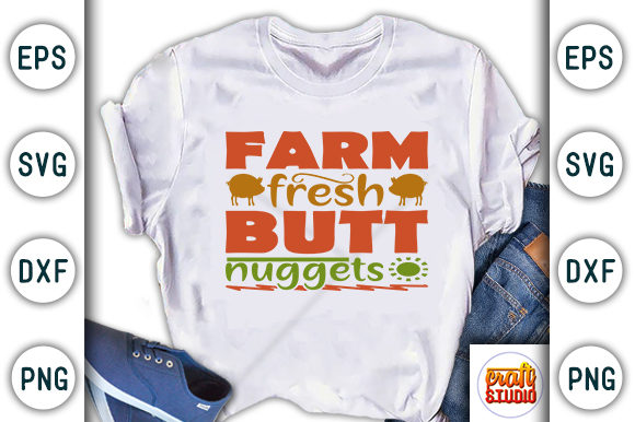 Farm House Svg Design, Farm Fresh: A Versatile T-Shirt Graphics Asset