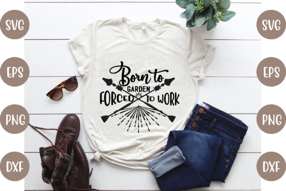Garden Design Graphics for T-Shirt and Branding
