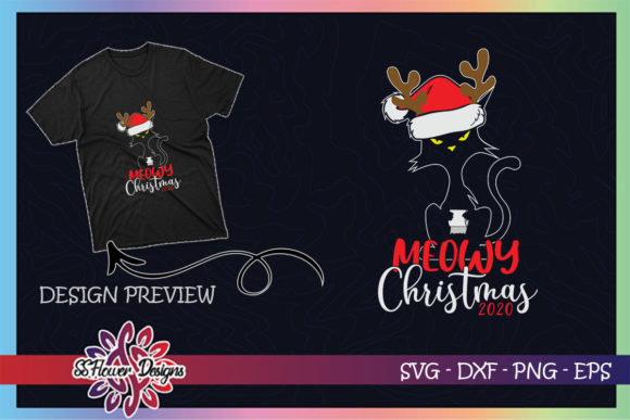 Meowy Christmas Toilet Paper: A Festive Graphics T-Shirt Design
