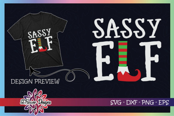Sassy ELF Christmas: A Festive and Fun Design
